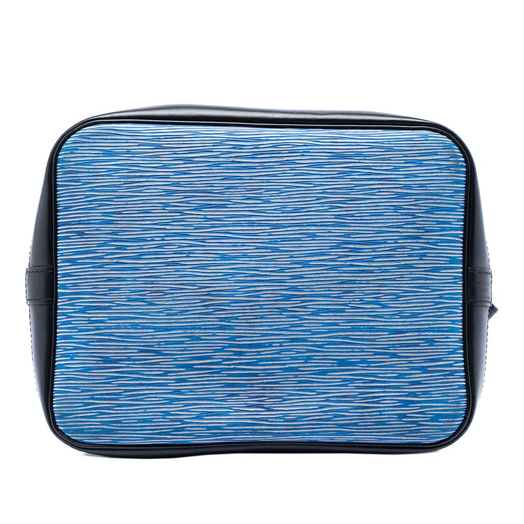 Louis Vuitton Epi Denim Petit Bicolor Noe Blue Leather Good condition - Inside View