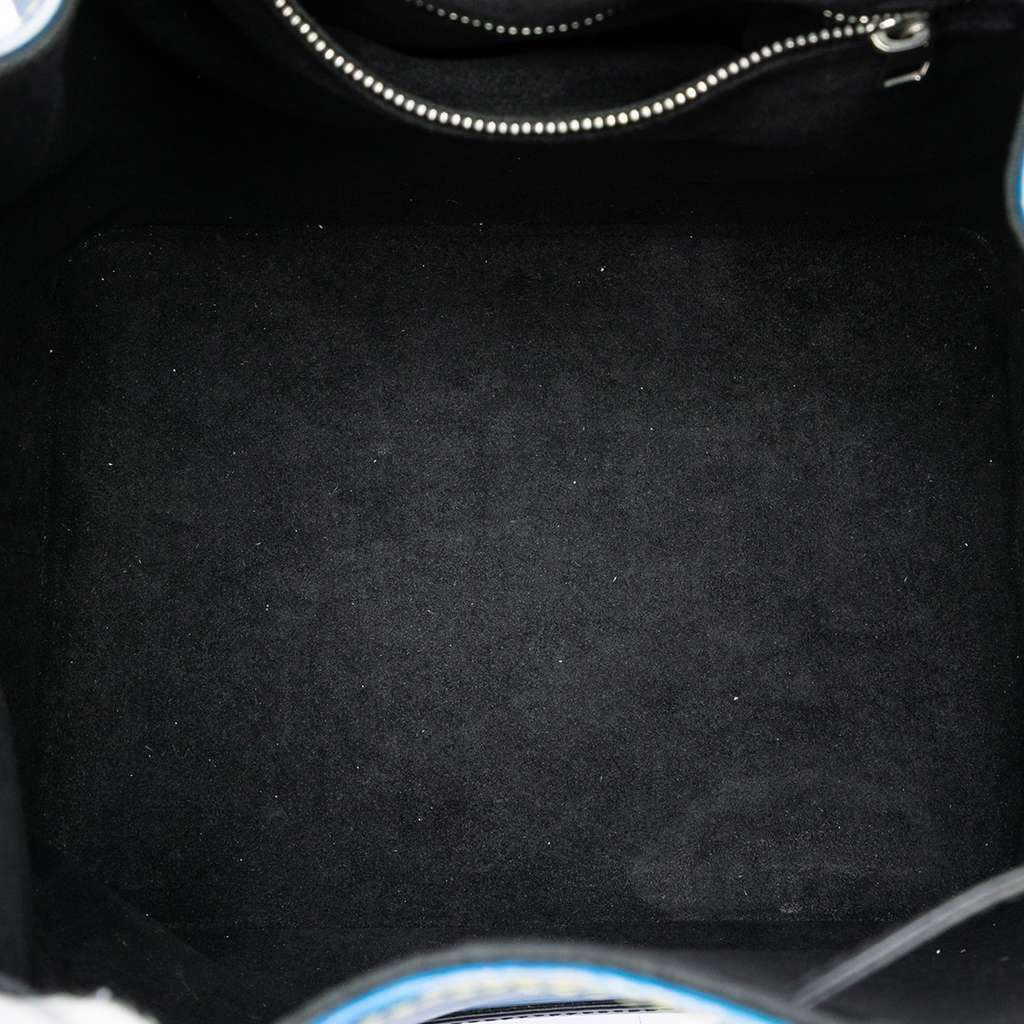 Louis Vuitton Epi Denim Petit Bicolor Noe Blue Leather Good condition - Model View