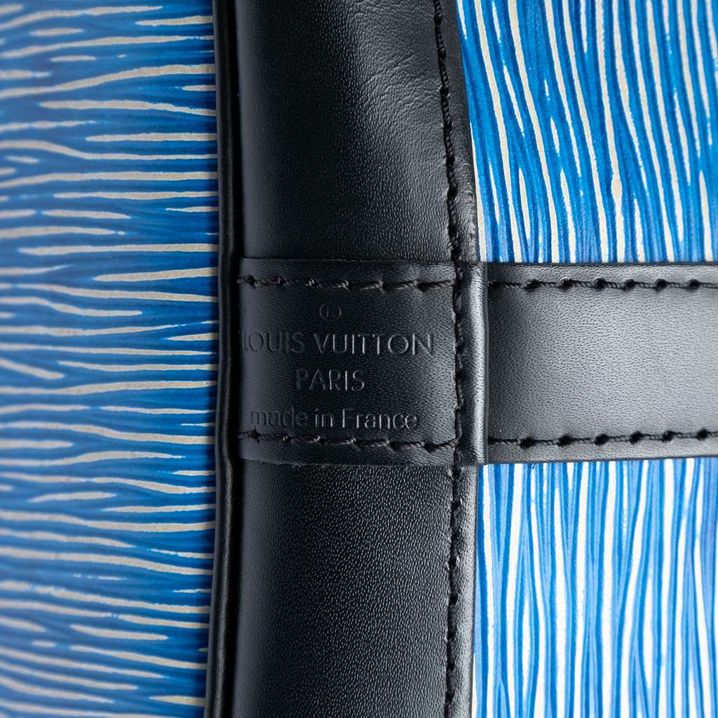 Louis Vuitton Epi Denim Petit Bicolor Noe Blue Leather Good condition - Box View