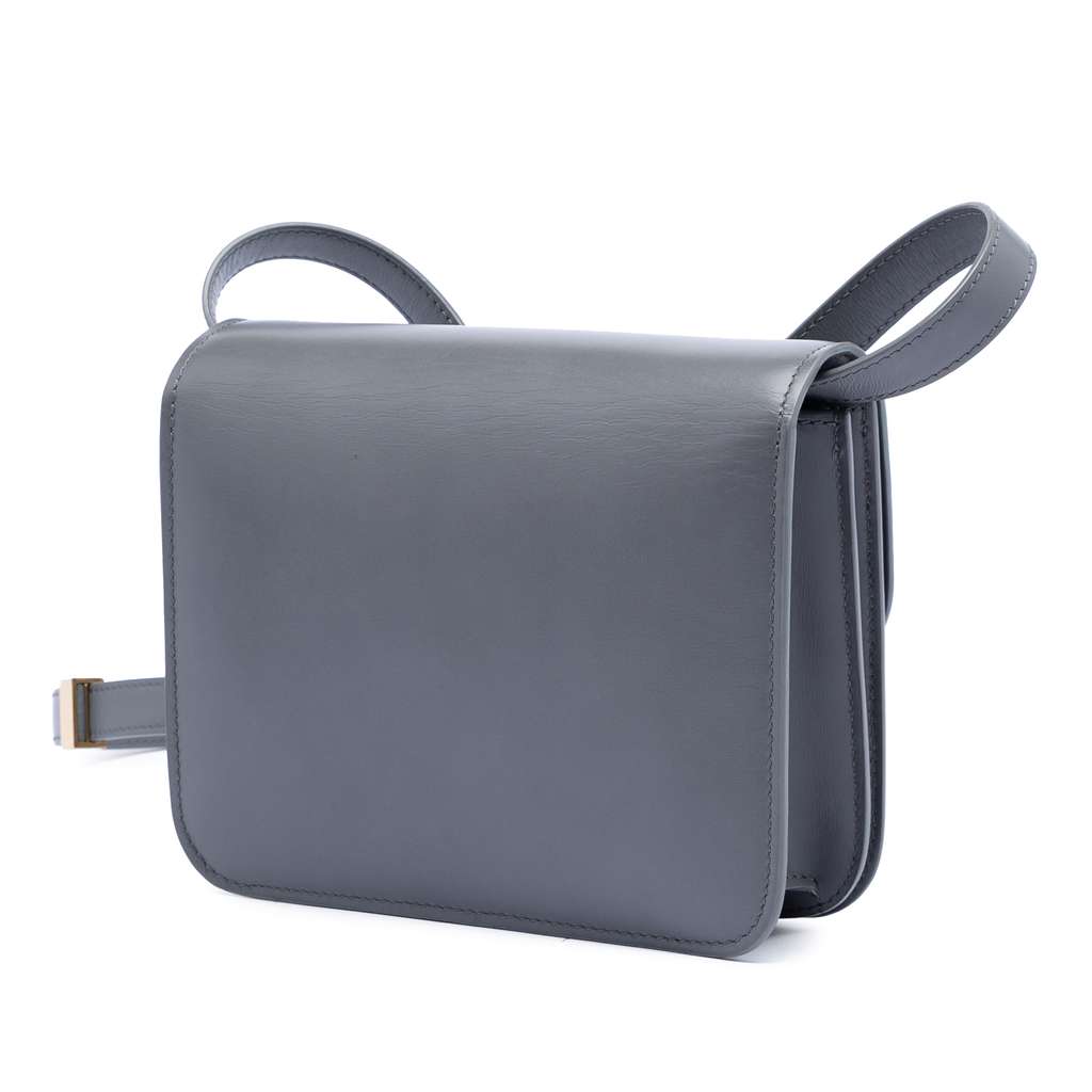 Celine Teen Calfskin Classic Box Grey Leather Good condition - Back View