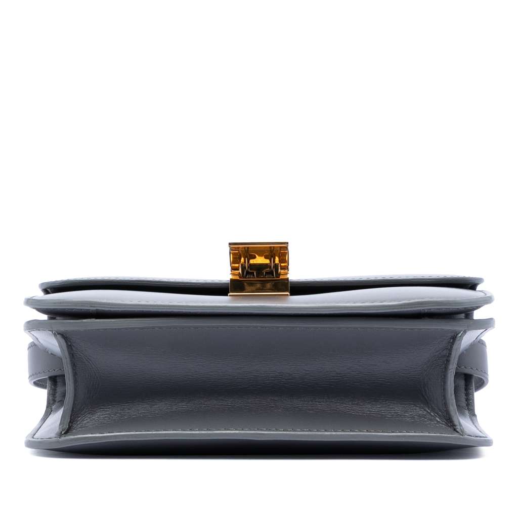 Celine Teen Calfskin Classic Box Grey Leather Good condition - Inside View