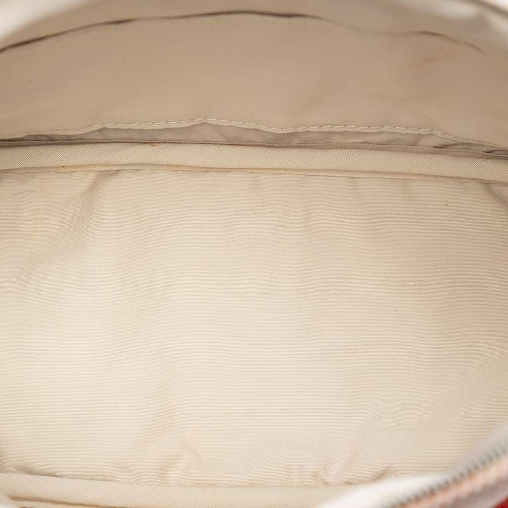 Hermès Toile Bolide Trousse De Voyage Pouch PM Orange Cotton Good condition - Model View