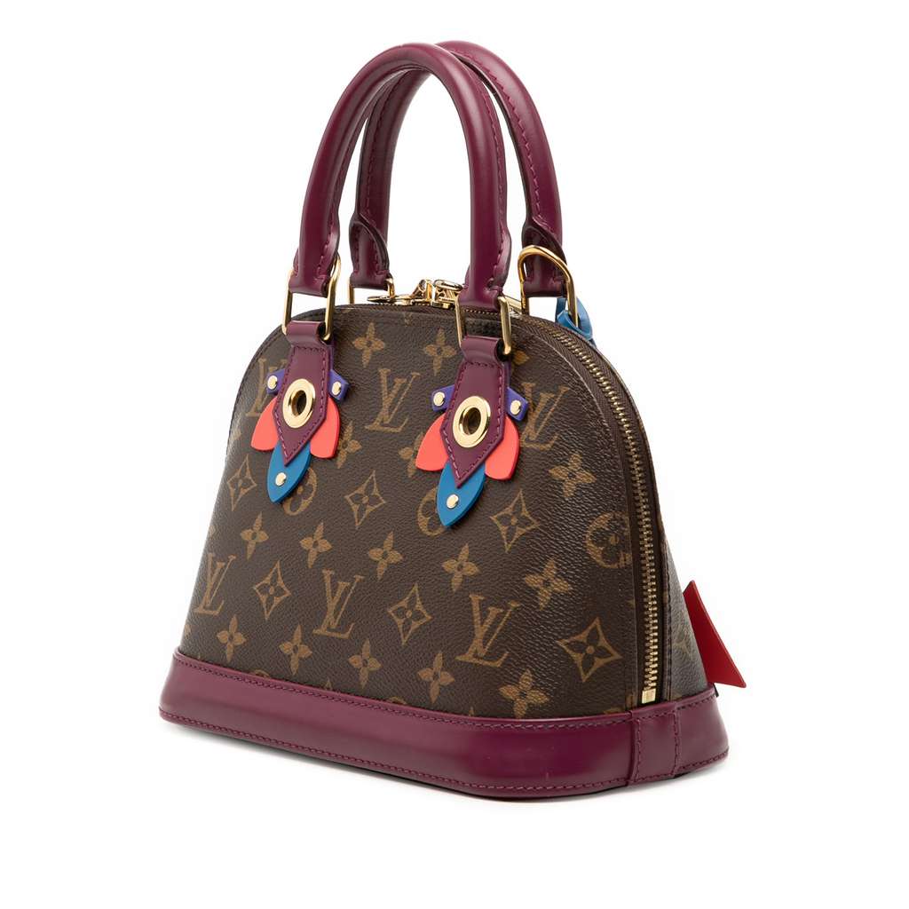 Louis Vuitton Monogram Totem Alma BB Brown Good condition - Back View