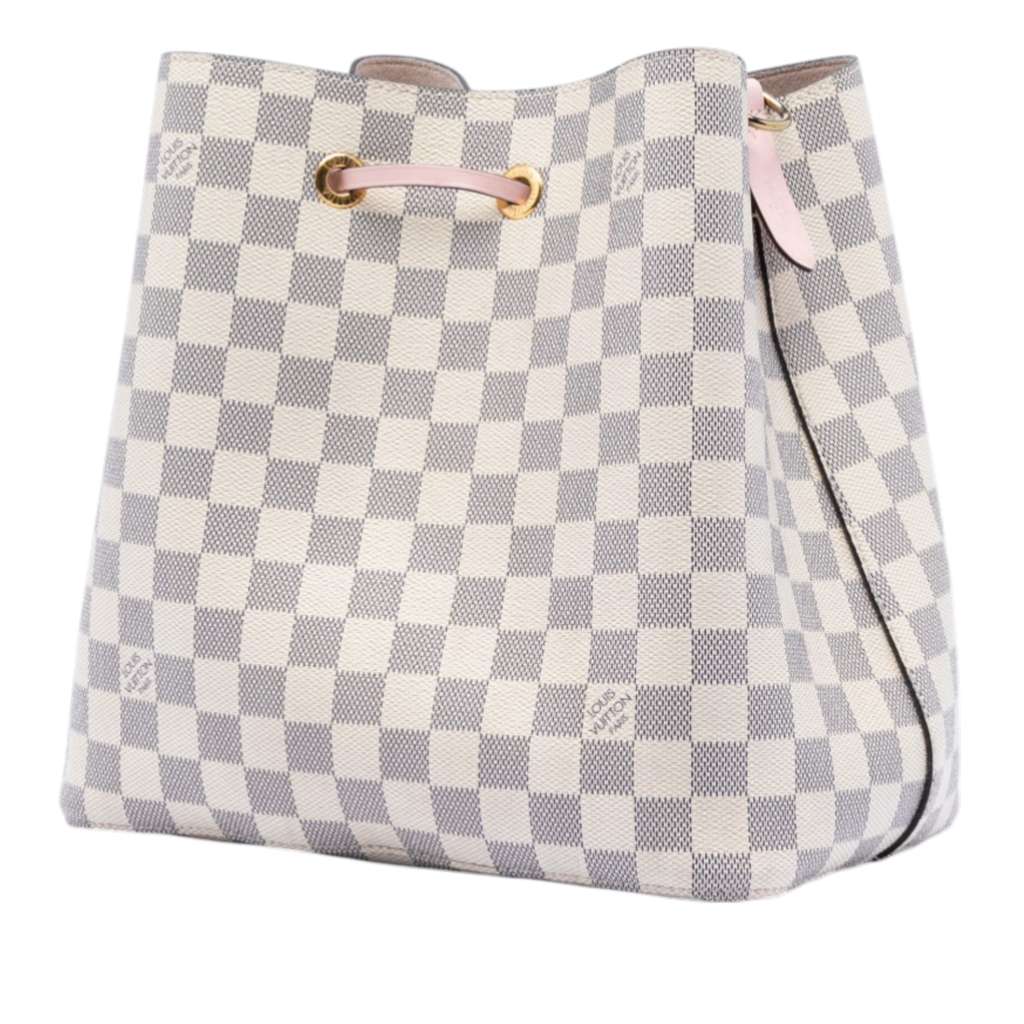 Louis Vuitton Damier Azur Neonoe MM White Good condition - Back View
