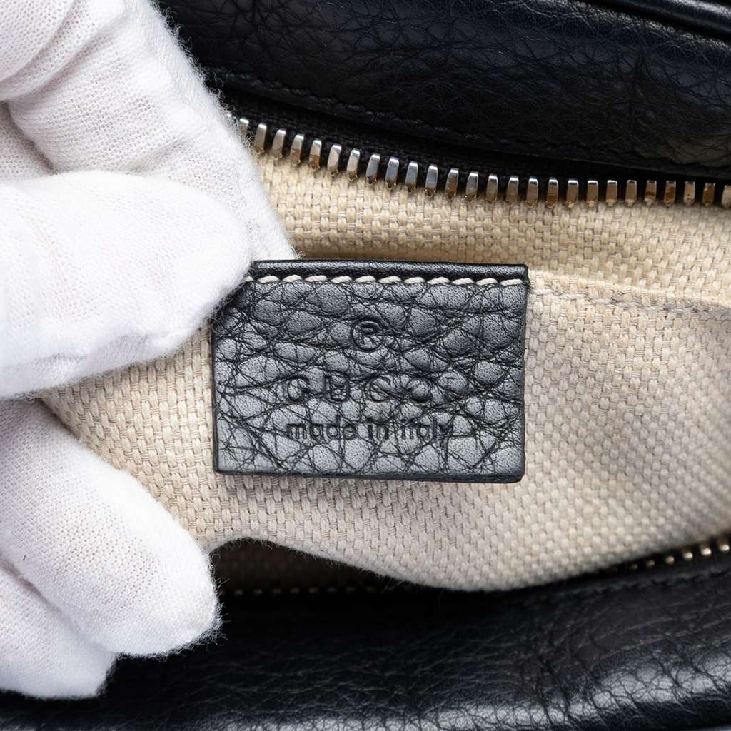 Gucci Leather Soho Disco Crossbody Black Leather Good condition - Box View