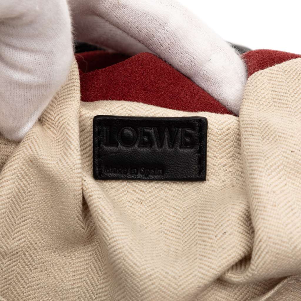 Loewe Suede Bounce Bag Red Leather Good condition - Box View
