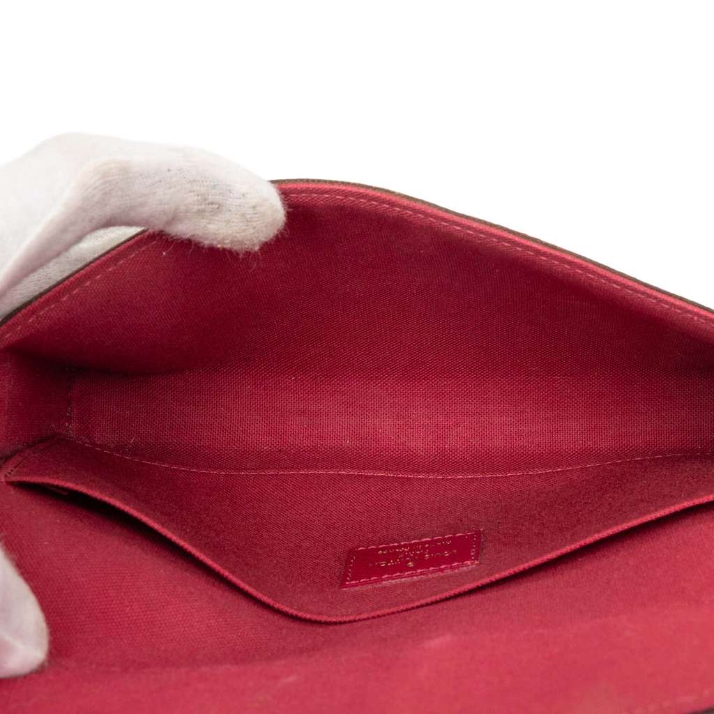 Louis Vuitton Monogram Pochette Felicie Brown Good condition - Model View