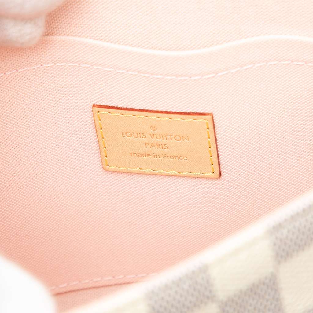 Louis Vuitton Damier Azur Croisette White Good condition - Box View