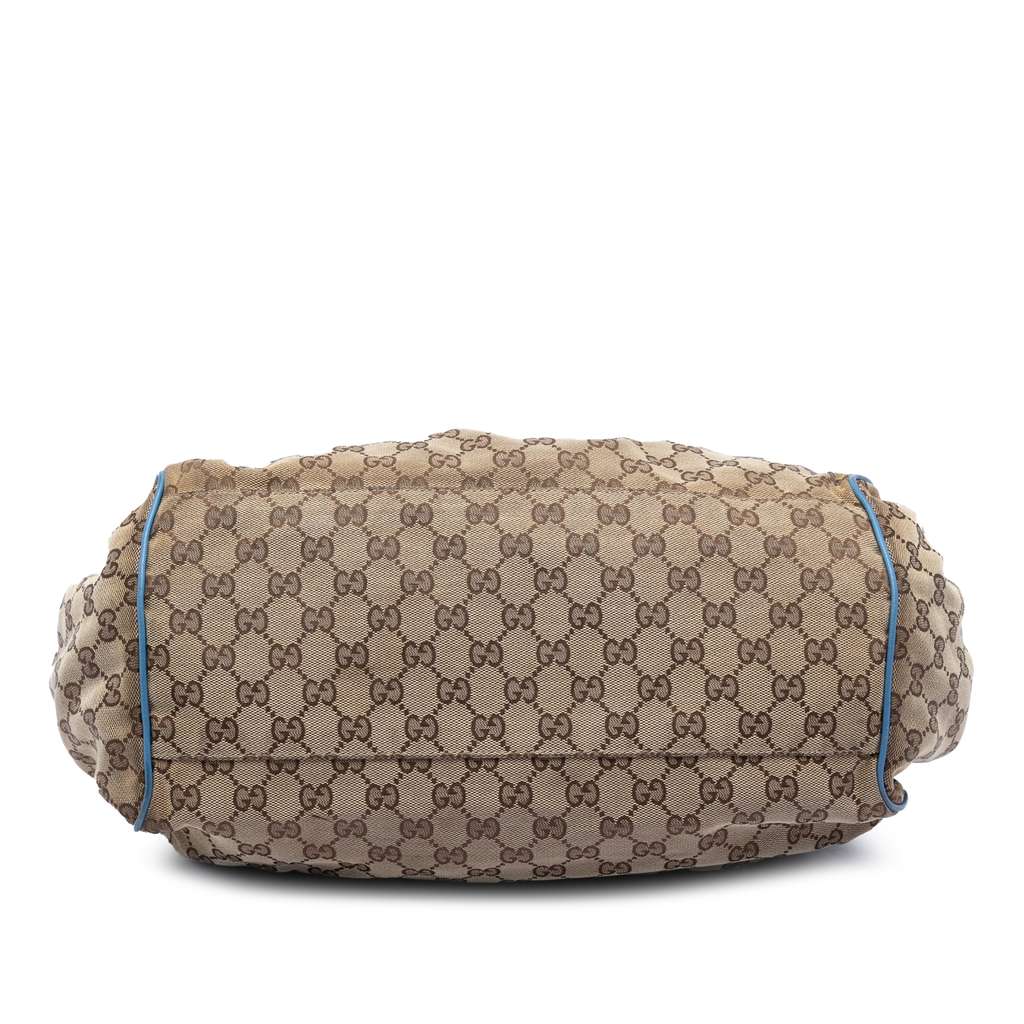 Gucci GG Canvas Sukey Satchel Beige Canvas Good condition - Inside View