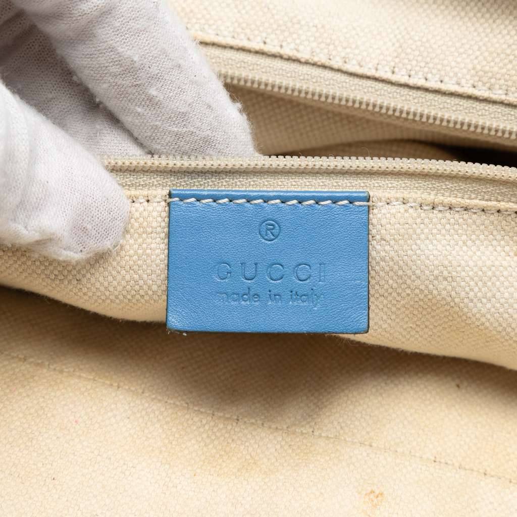 Gucci GG Canvas Sukey Satchel Beige Canvas Good condition - Box View