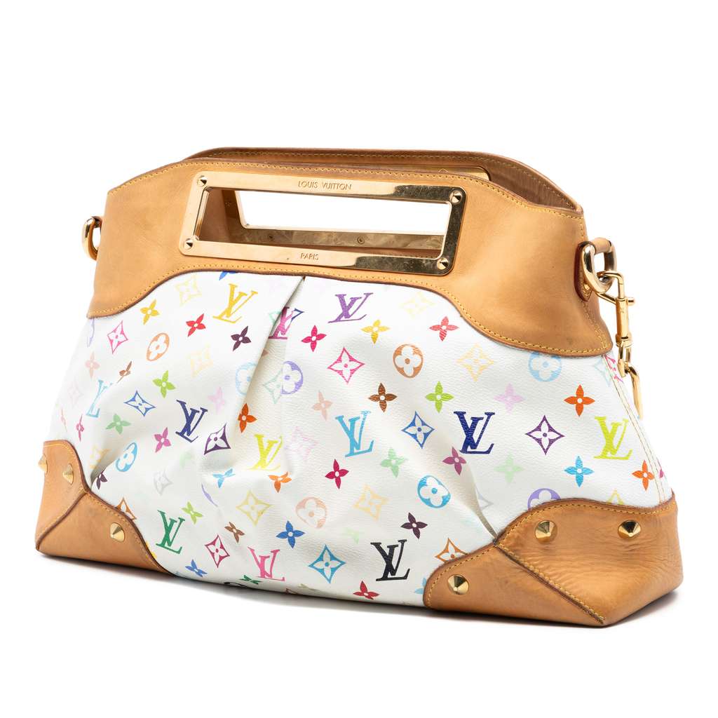 Louis Vuitton Monogram Multicolore Judy GM White Good condition - Back View