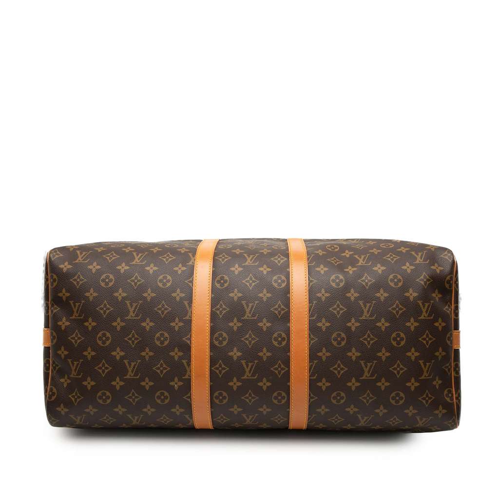 Louis Vuitton Monogram Keepall Bandouliere 55 Brown Good condition - Inside View