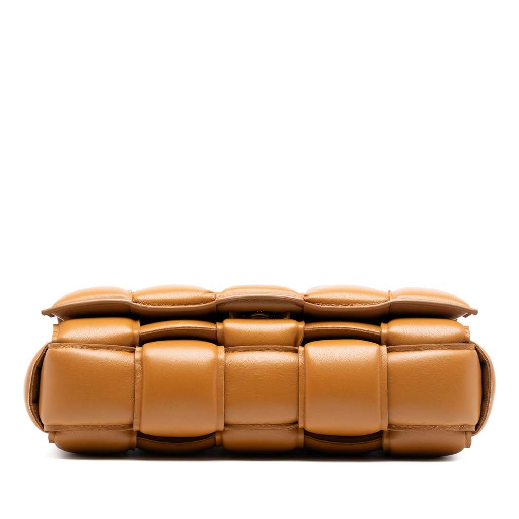 Bottega Veneta Nappa Intrecciato Padded Cassette Crossbody Brown Leather Good condition - Inside View