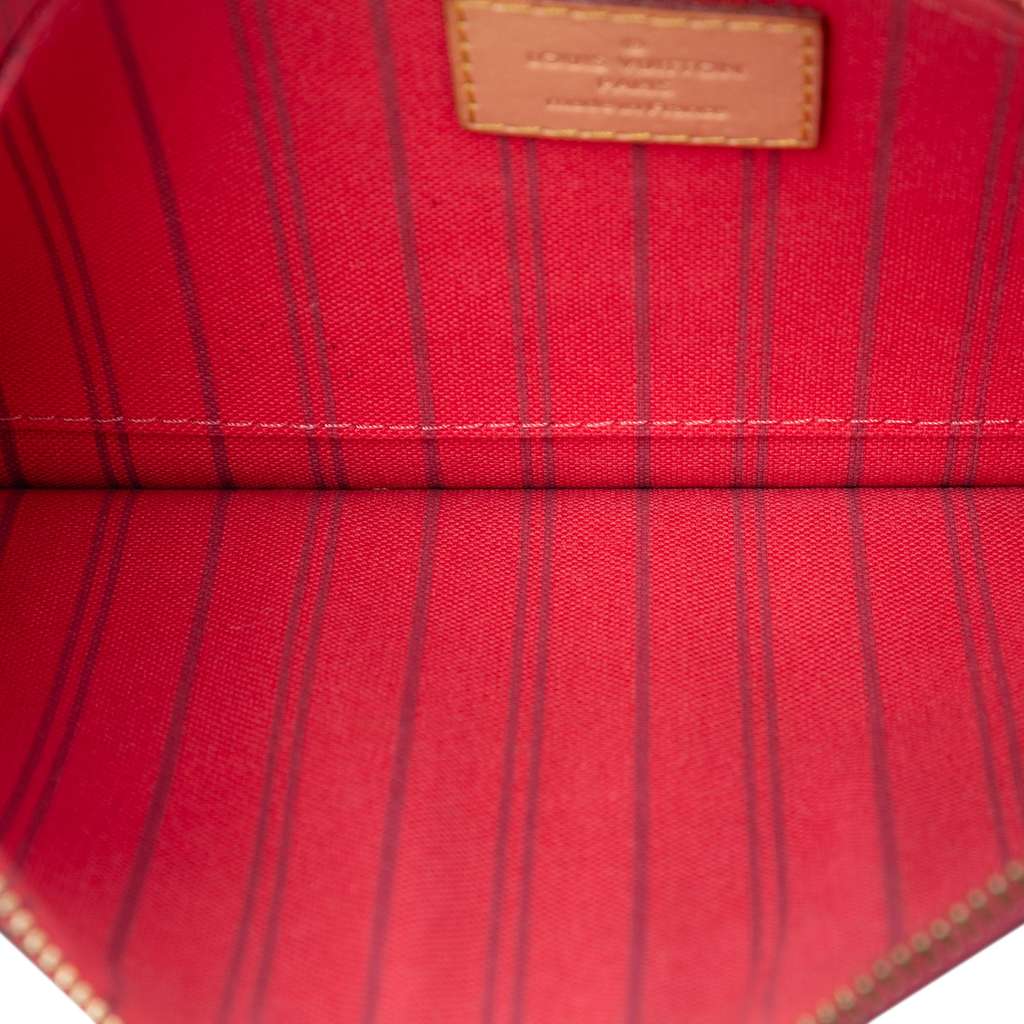 Louis Vuitton Monogram Neverfull MM Pouch Brown Good condition - Model View