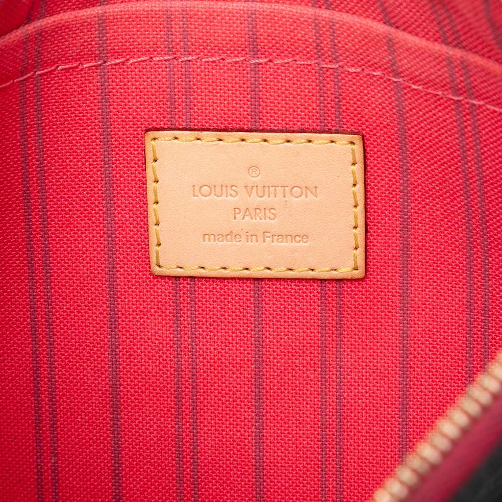 Louis Vuitton Monogram Neverfull MM Pouch Brown Good condition - Box View