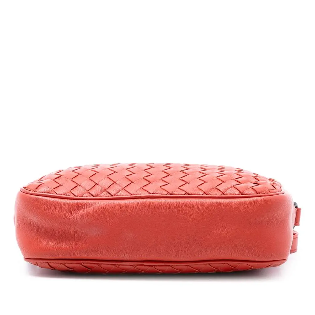 Bottega Veneta Small Nappa Intrecciato Camera Bag Orange Leather Very good - Inside View
