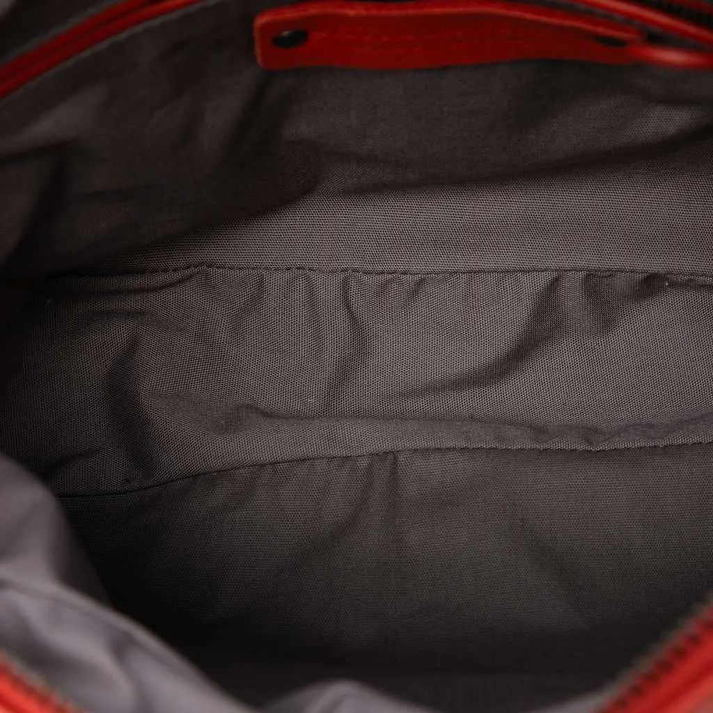Bottega Veneta Small Nappa Intrecciato Camera Bag Orange Leather Very good - Model View