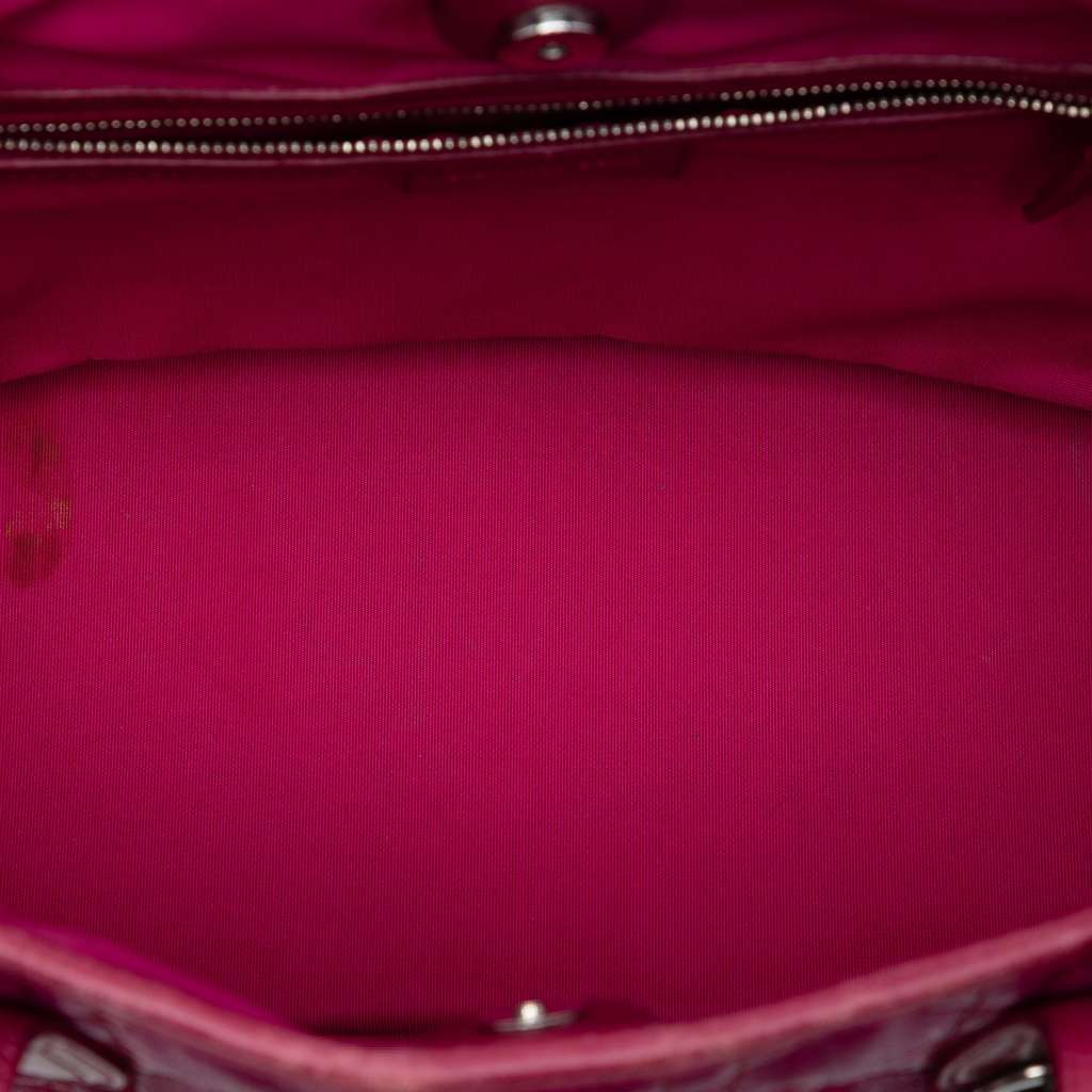 Dior Cannage Panarea Tote Bag Pink Canvas Good condition - Model View