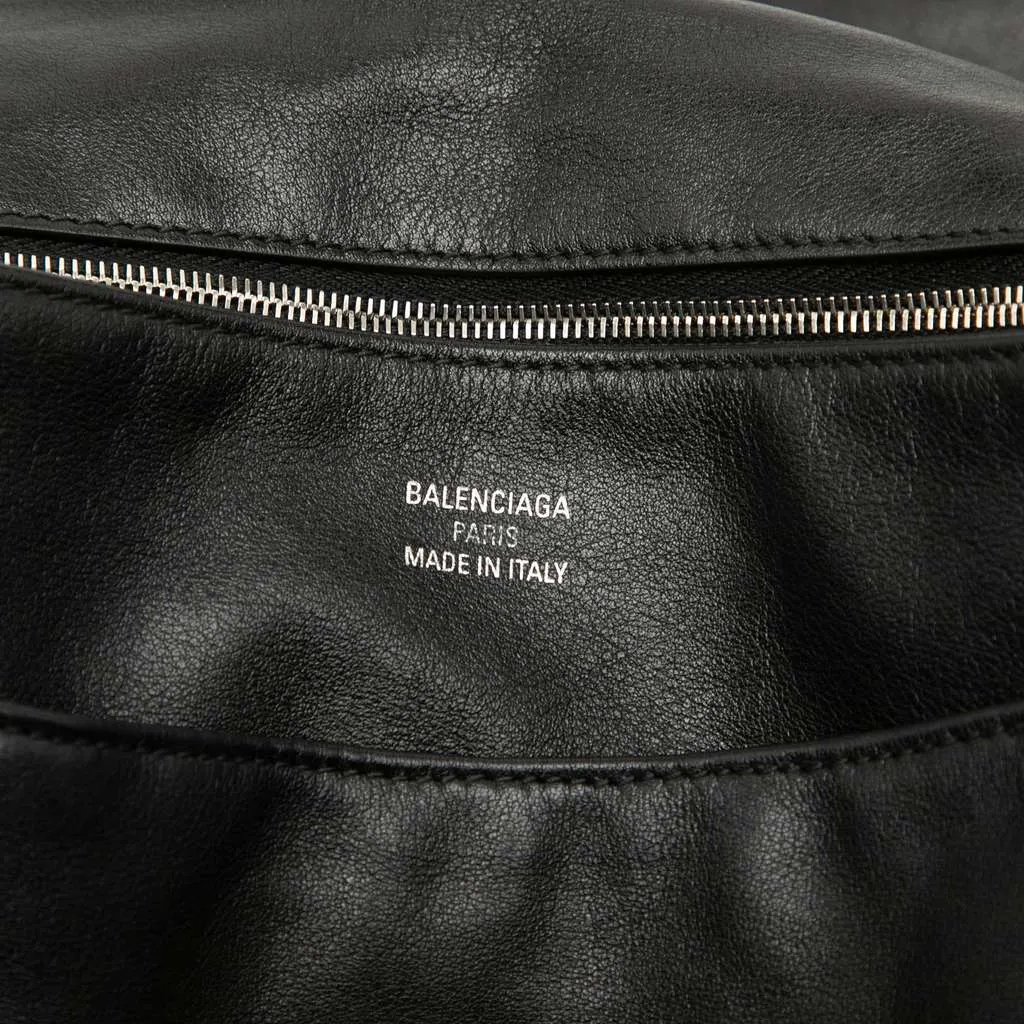 Balenciaga Medium Leather Modu Shoulder Bag Black Leather Very good - Box View