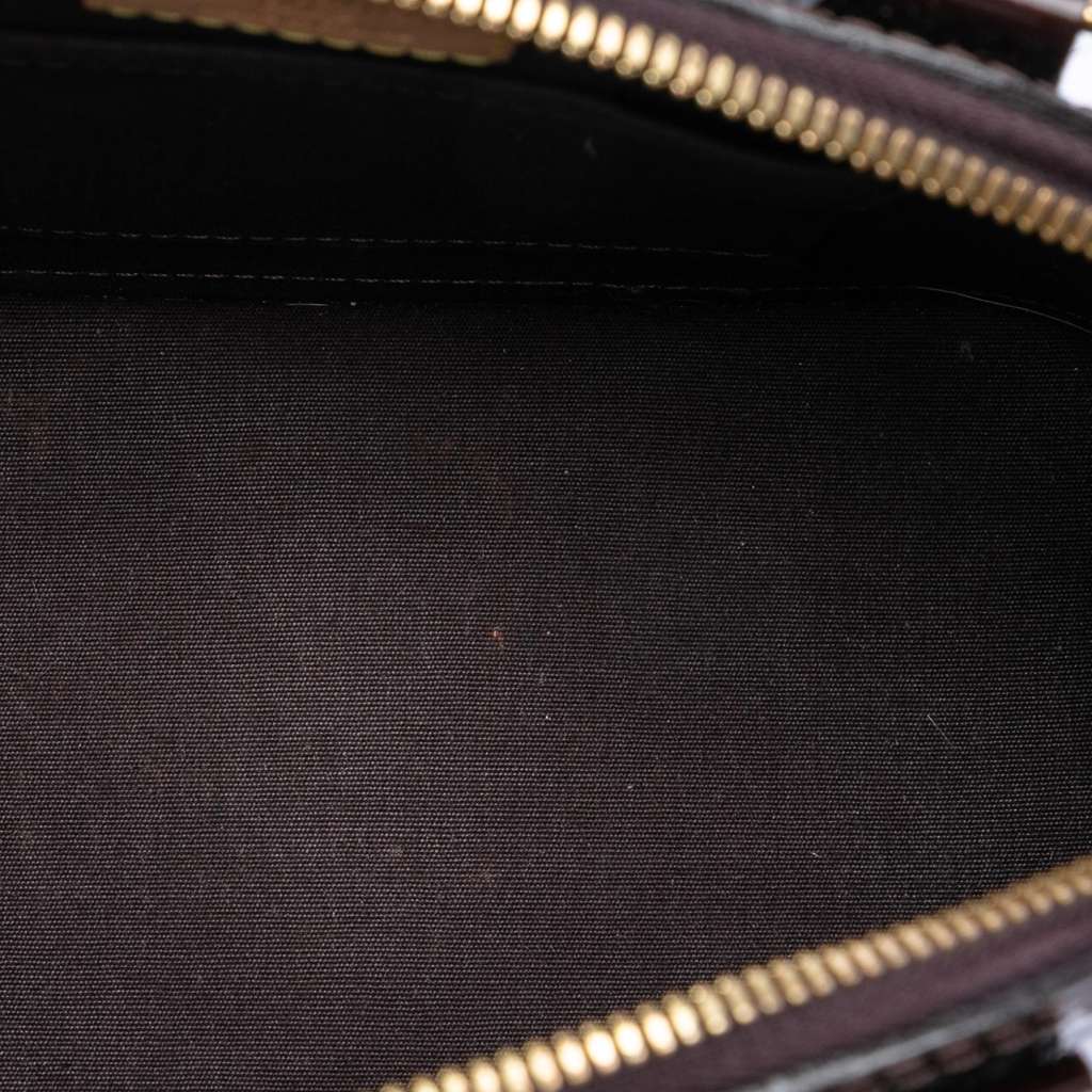 Louis Vuitton Monogram Vernis Alma BB Purple Leather Good condition - Model View