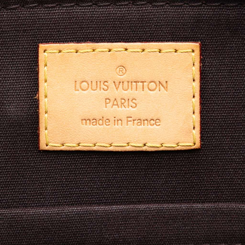Louis Vuitton Monogram Vernis Alma BB Purple Leather Good condition - Box View