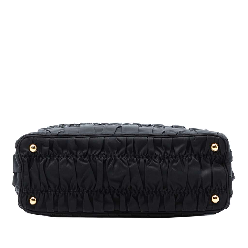 Prada Tessuto Gaufre Satchel Black Good condition - Inside View