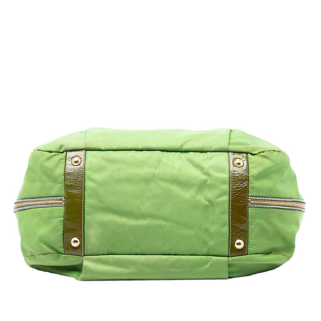 Prada Tessuto Side Zip Tote Green Good condition - Inside View