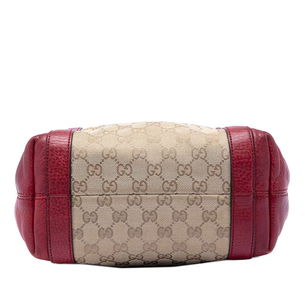 Gucci GG Canvas Twins Tote Beige Canvas Good condition - Inside View