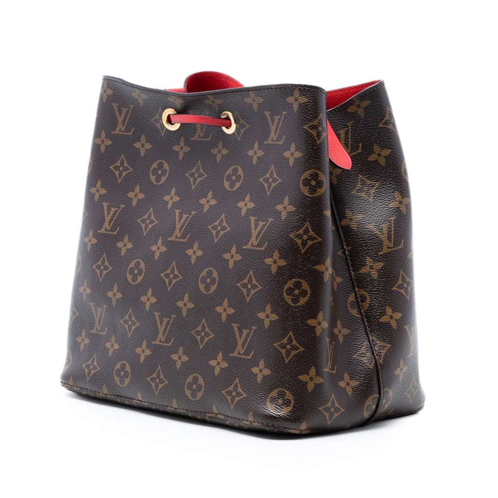 Louis Vuitton Monogram Neonoe MM Brown Good condition - Back View
