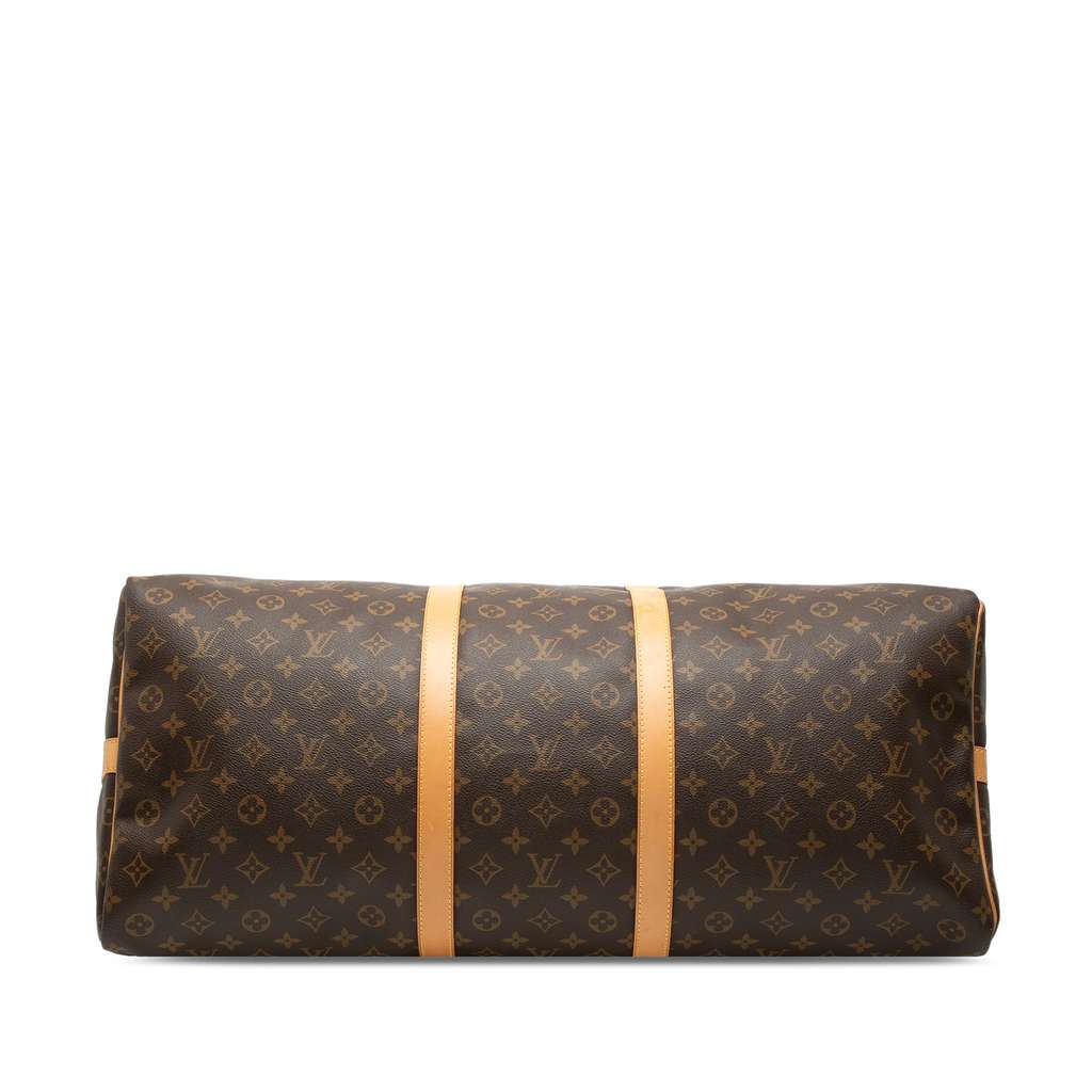 Louis Vuitton Monogram Keepall Bandouliere 60 Brown Good condition - Inside View