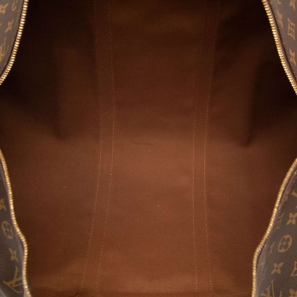Louis Vuitton Monogram Keepall Bandouliere 60 Brown Good condition - Model View
