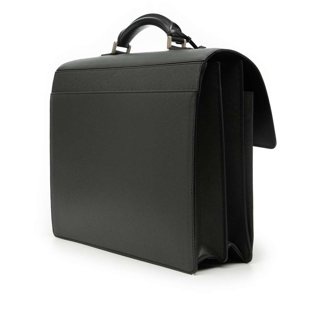 Louis Vuitton Taiga Robusto 1 Black Leather Good condition - Back View