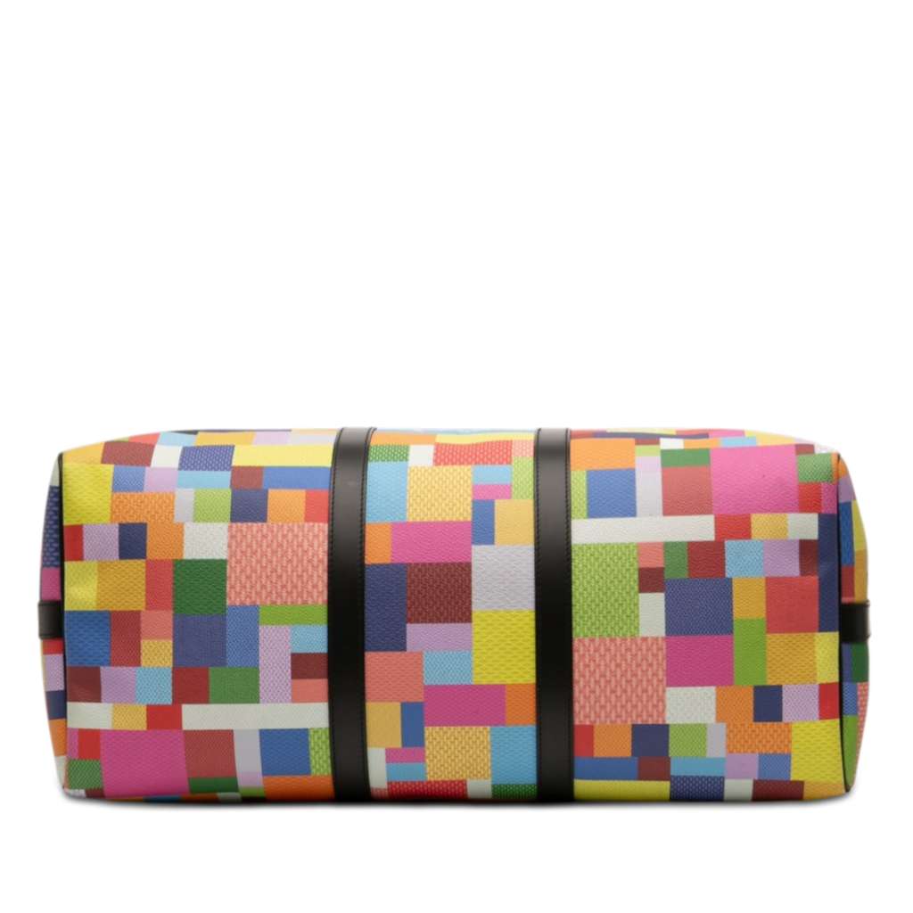 Louis Vuitton Multicolor Damier Graphite 3D Keepall Bandouliere 50 Black Good condition - Inside View