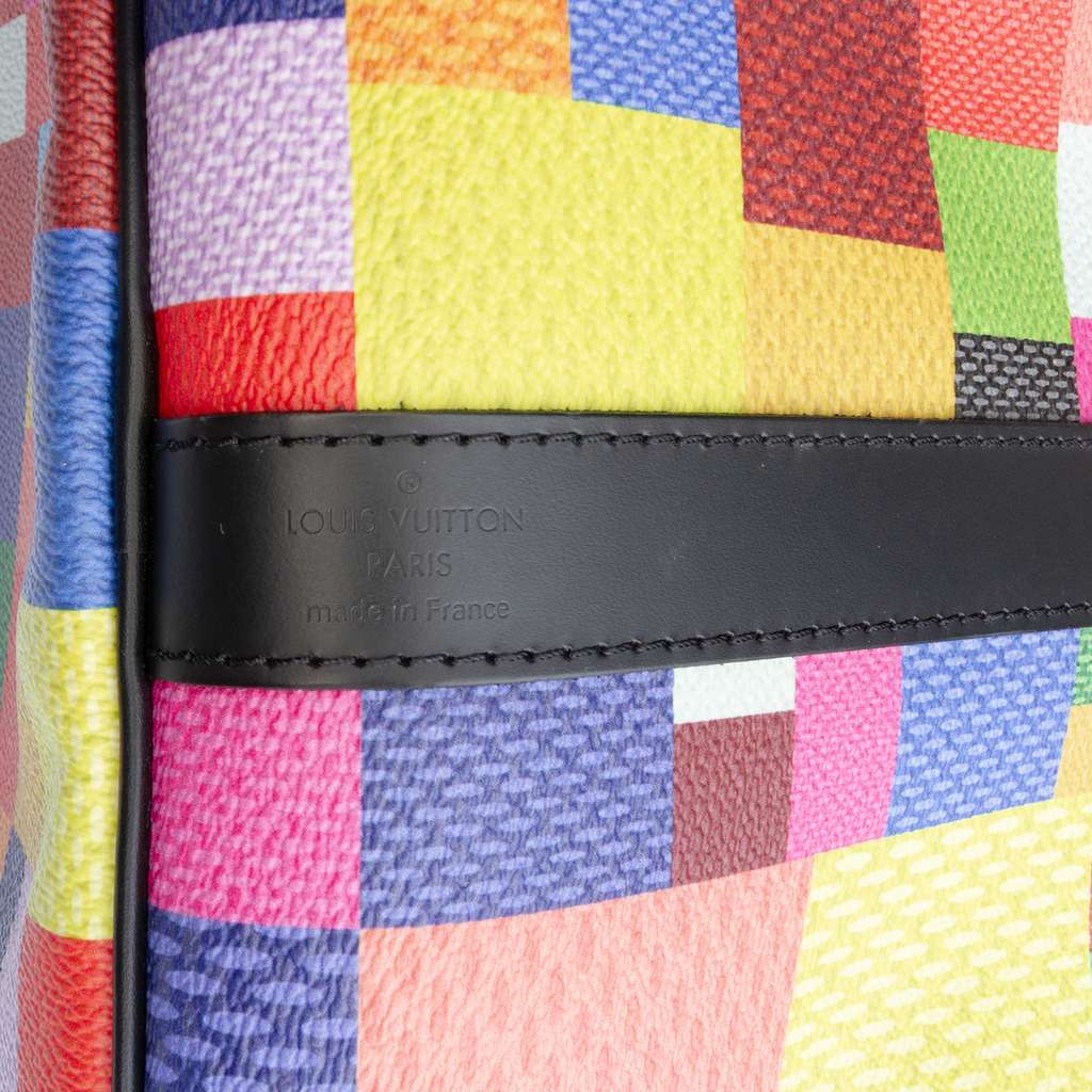 Louis Vuitton Multicolor Damier Graphite 3D Keepall Bandouliere 50 Black Good condition - Box View