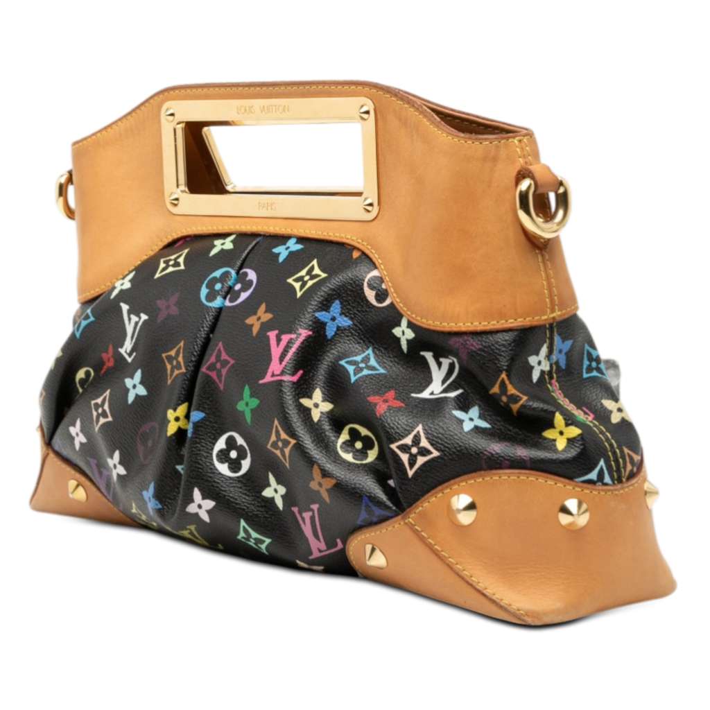 Louis Vuitton Monogram Multicolore Judy MM Black Good condition - Back View