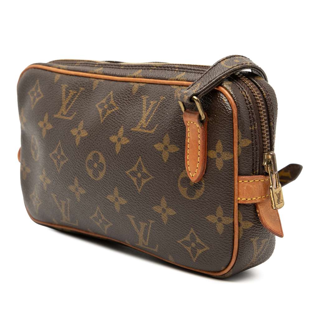 Louis Vuitton Monogram Pochette Marly Bandouliere Brown Good condition - Back View