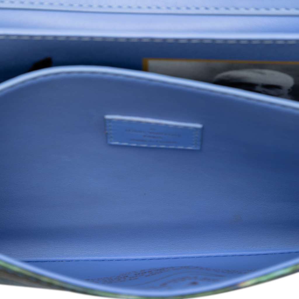 Louis Vuitton Jeff Koons Masters Collection Monet Pochette Metis Blue Canvas Good condition - Model View