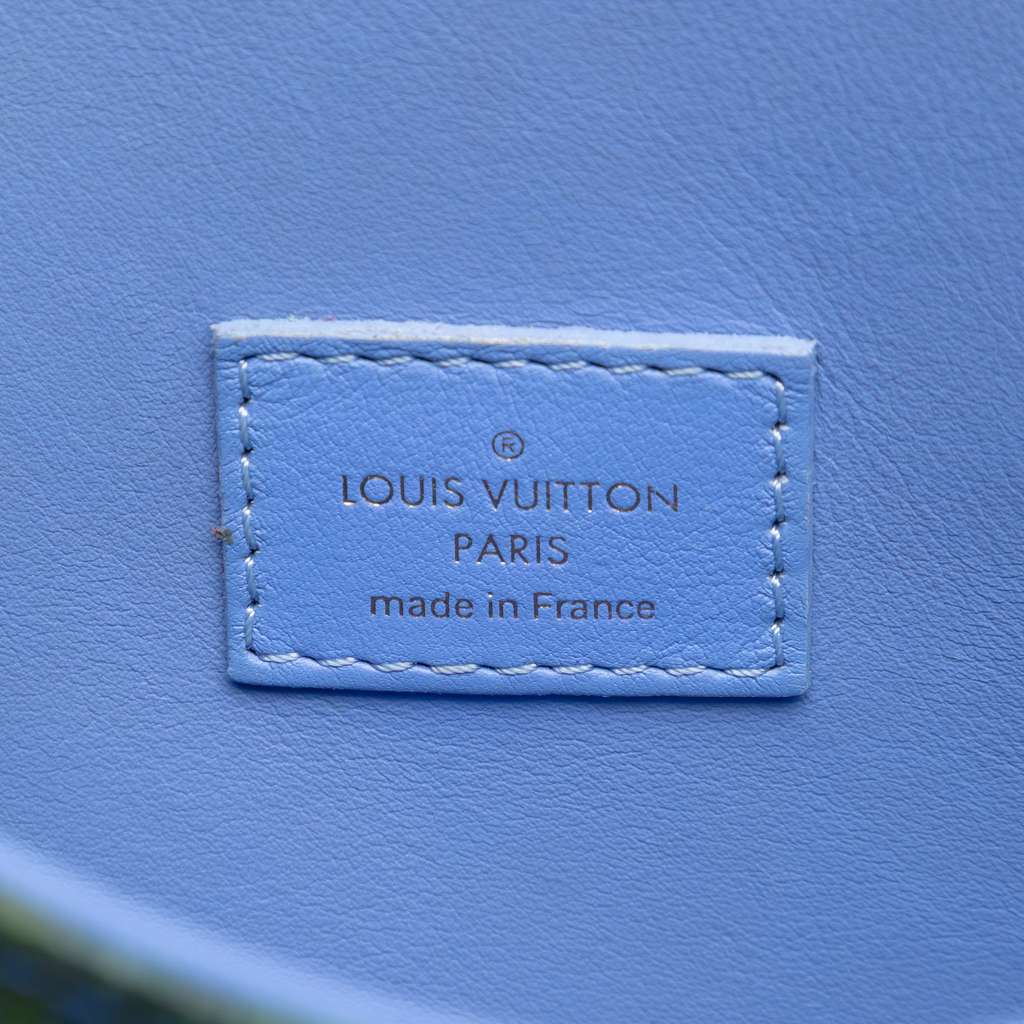 Louis Vuitton Jeff Koons Masters Collection Monet Pochette Metis Blue Canvas Good condition - Box View