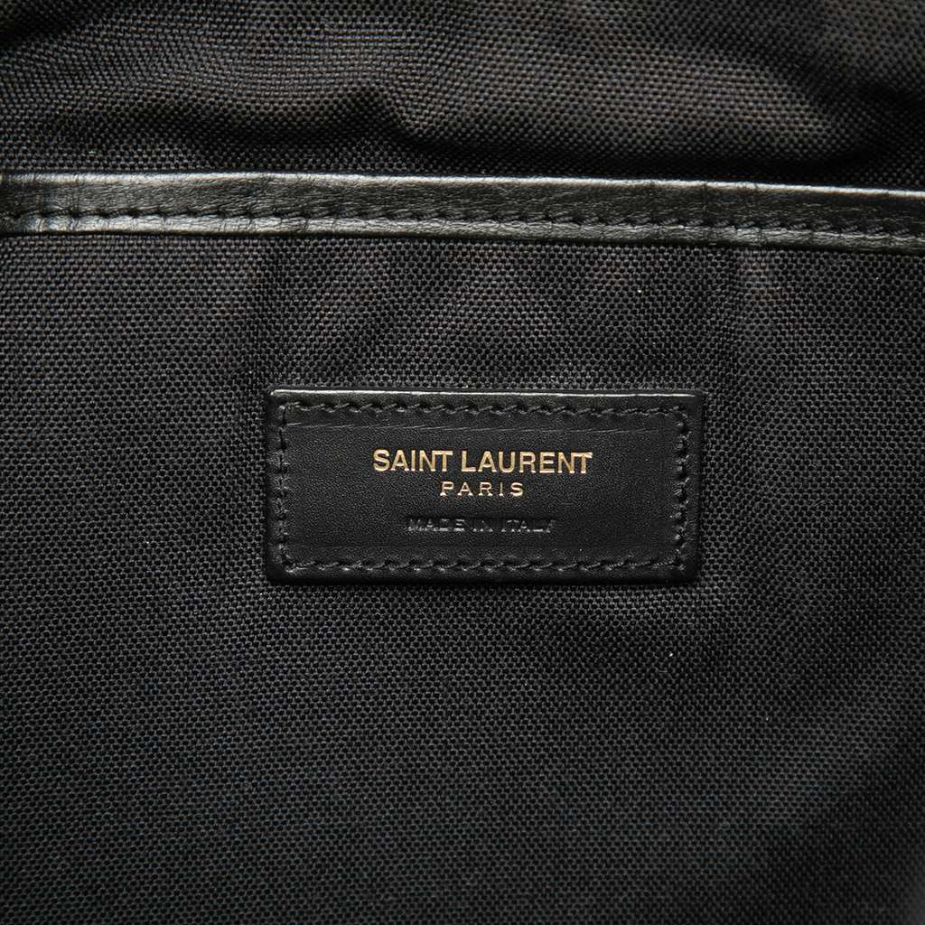 Saint Laurent Canvas Utilitarian Hunting Backpack Black Canvas Good condition - Box View