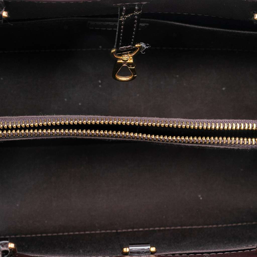 Louis Vuitton Monogram Vernis Montaigne MM Purple Leather Good condition - Model View