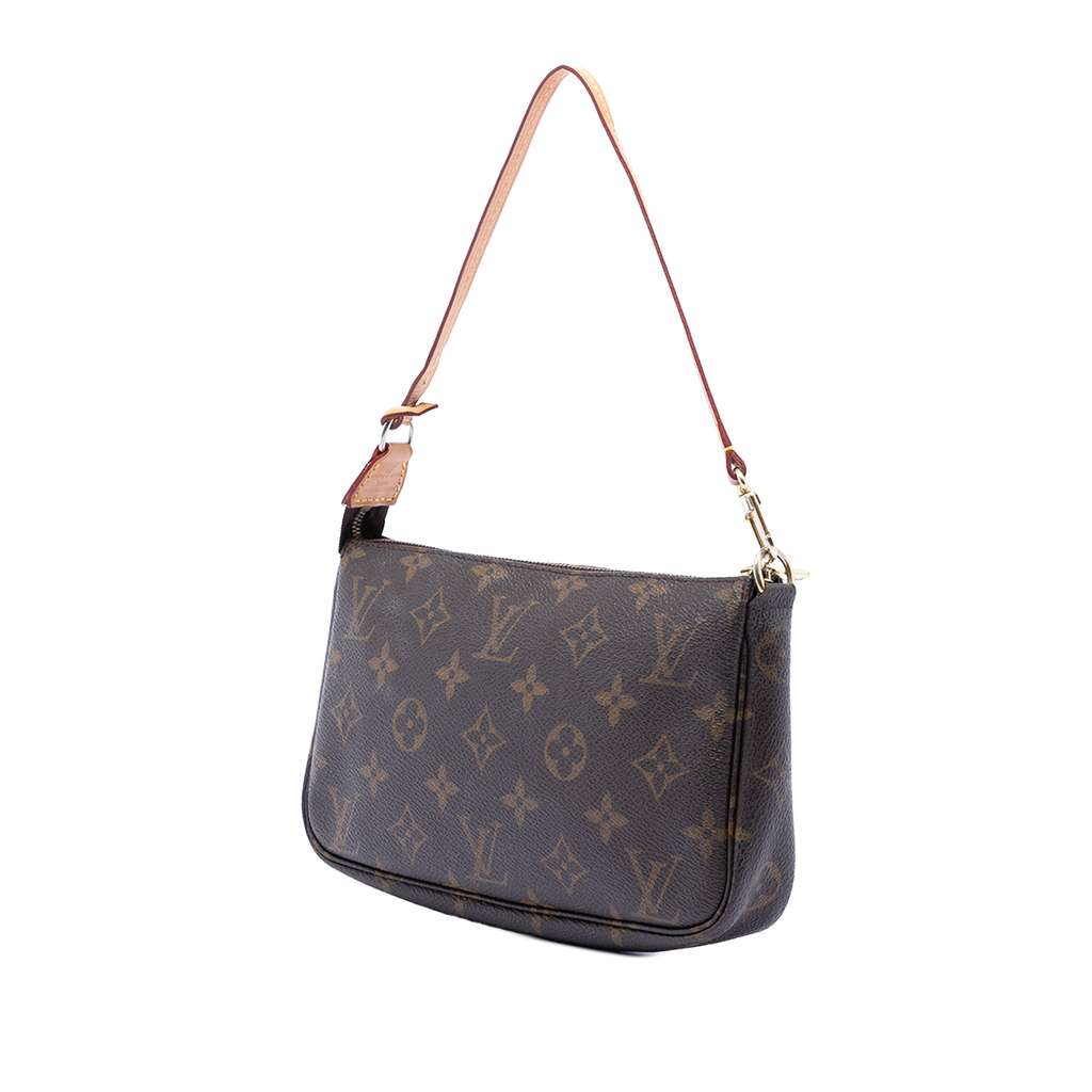 Louis Vuitton Monogram Pochette Accessoires Brown Good condition - Back View