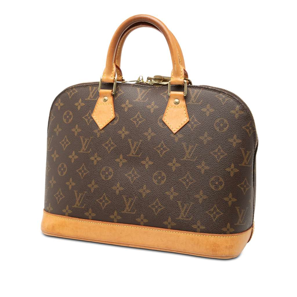 Louis Vuitton Monogram Alma PM Brown Good condition - Back View