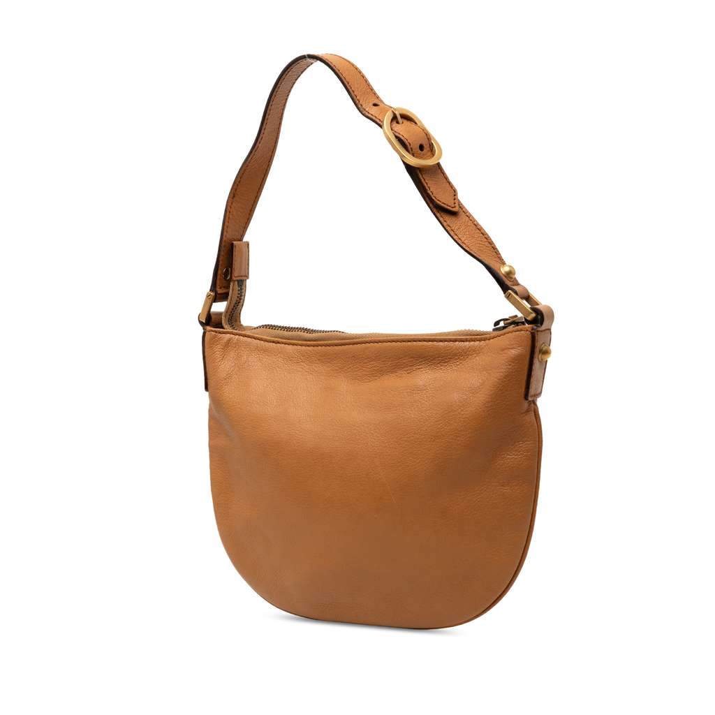 Gucci Small Leather Blondie Hobo Bag Brown Leather Good condition - Back View