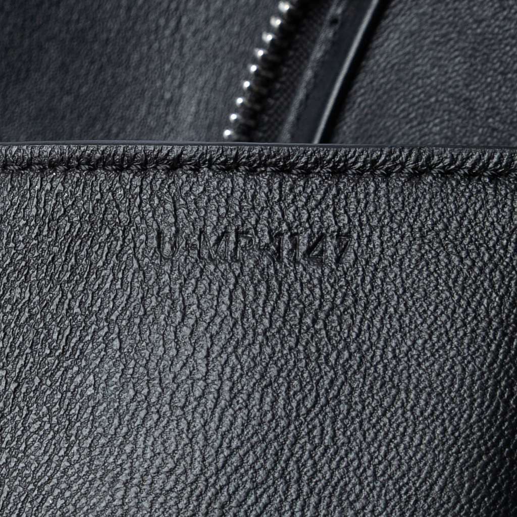 Celine Mini Striped Canvas and Leather Belt Bag Blue Canvas Good condition - Box View