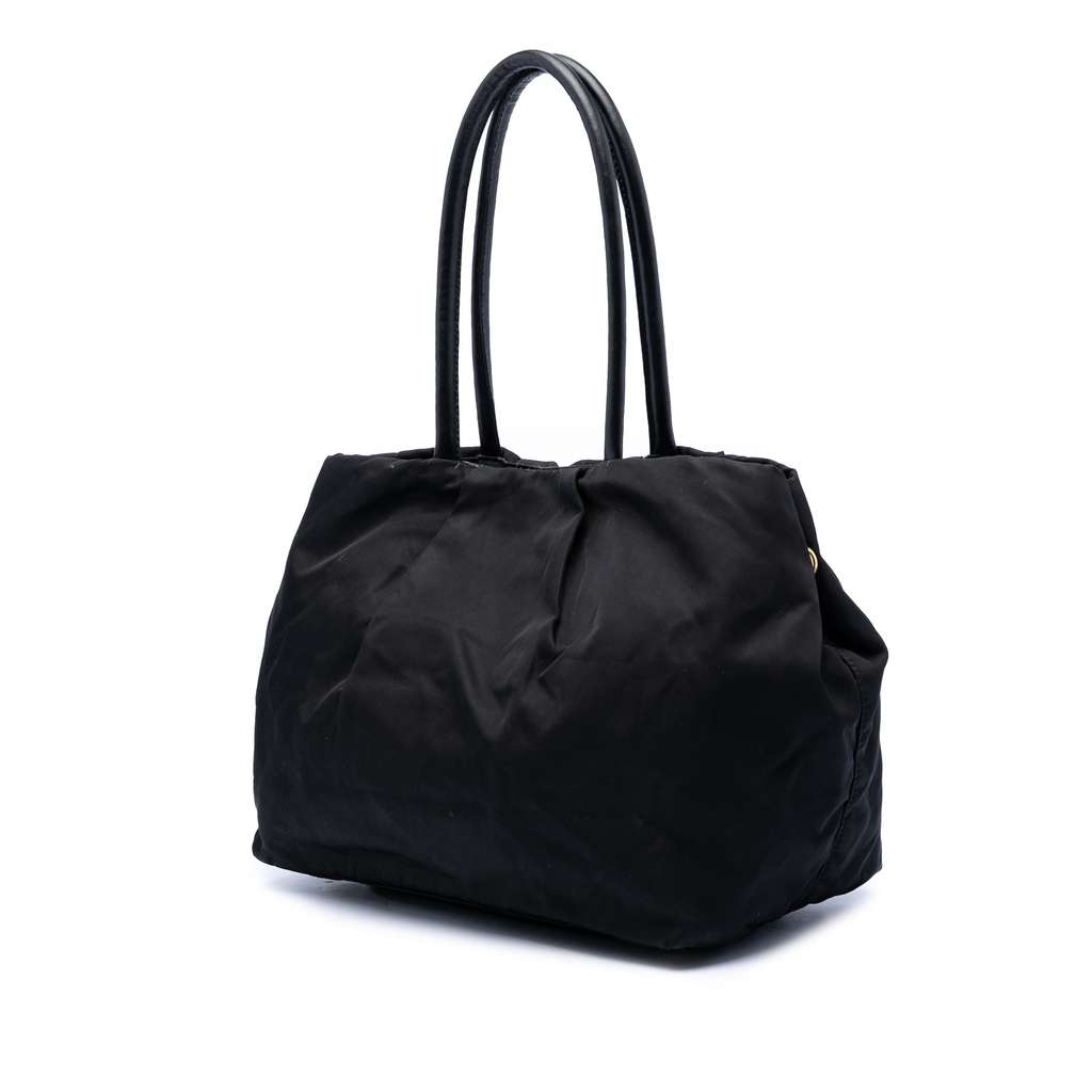 Prada Tessuto Fiocco Bow Handbag Black Good condition - Back View