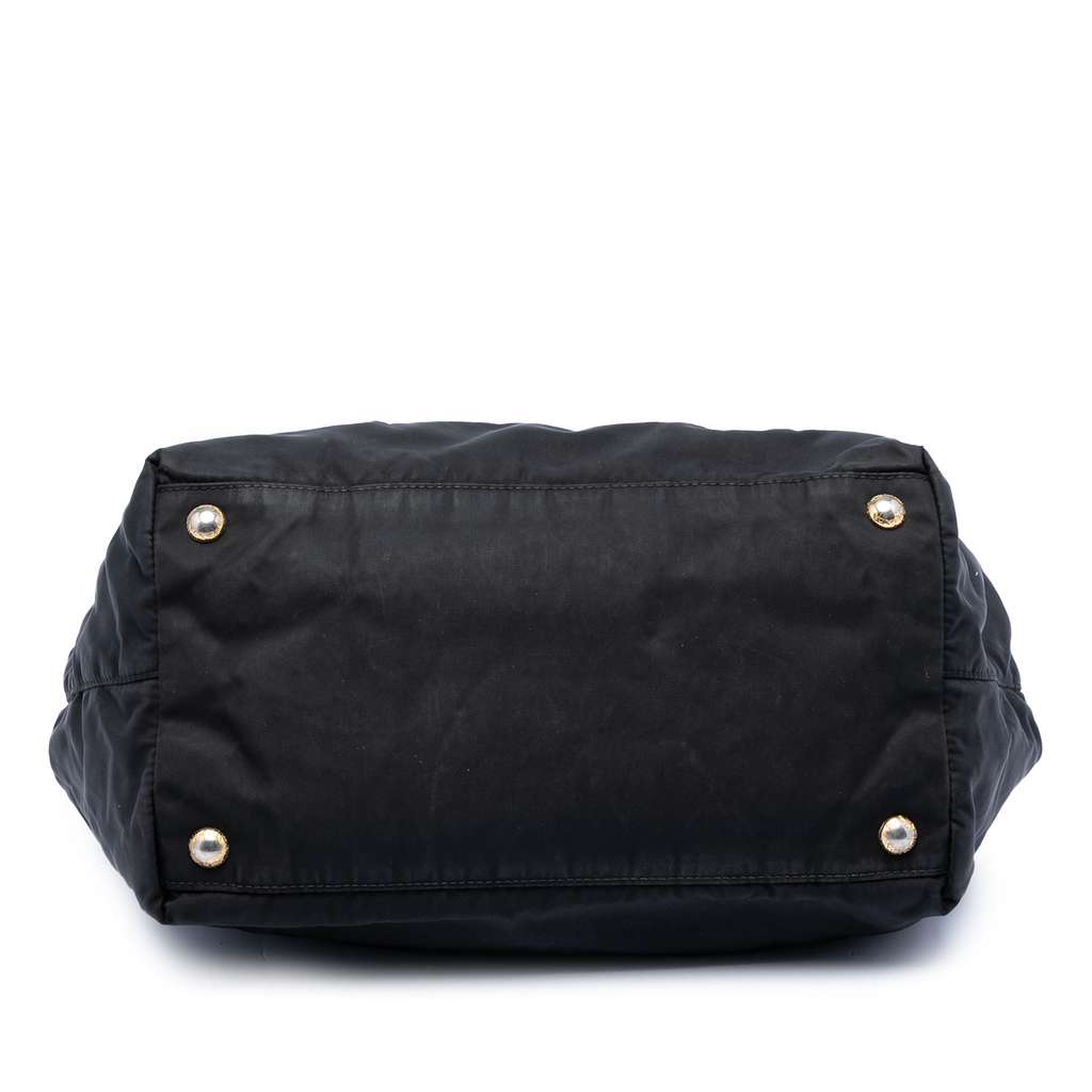 Prada Tessuto Fiocco Bow Handbag Black Good condition - Inside View