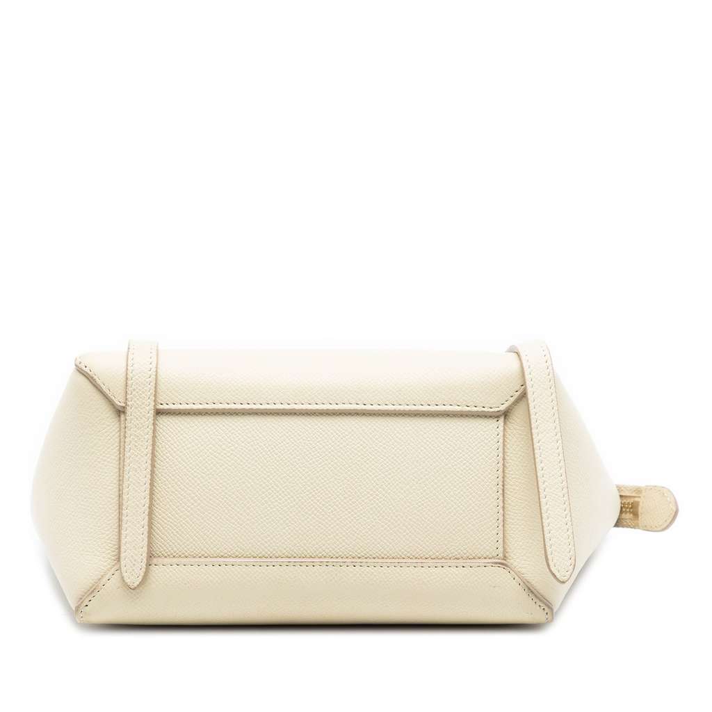 Celine Nano Grained Calfskin Belt Bag Brown Leather Good condition - Inside View