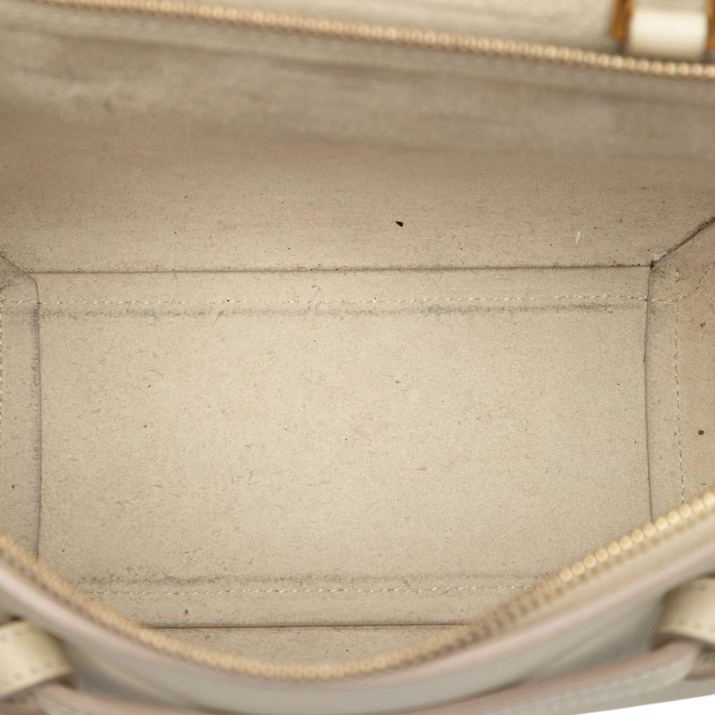 Celine Nano Grained Calfskin Belt Bag Brown Leather Good condition - Model View