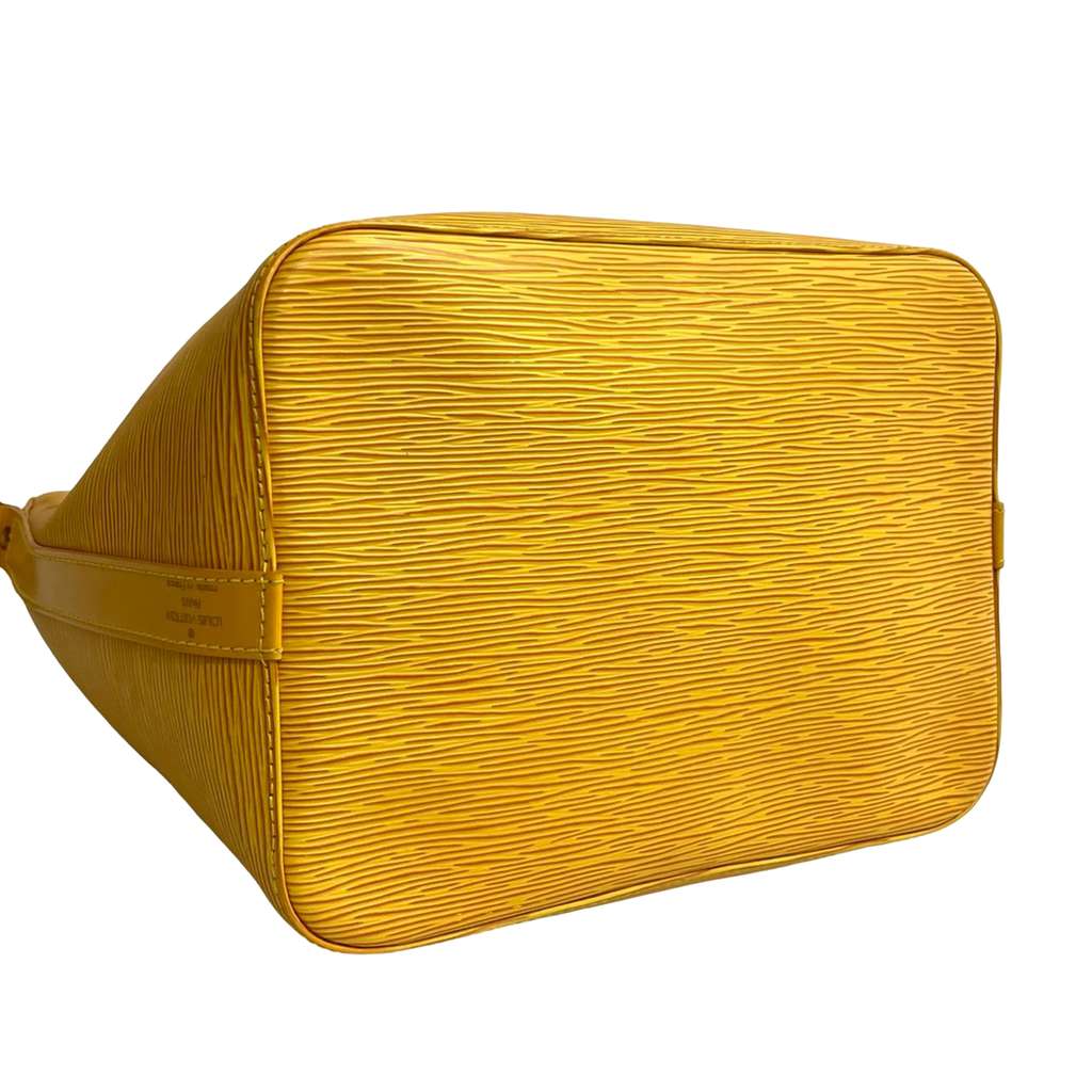 Louis Vuitton Epi Petit Noe Yellow Leather Good condition - Inside View
