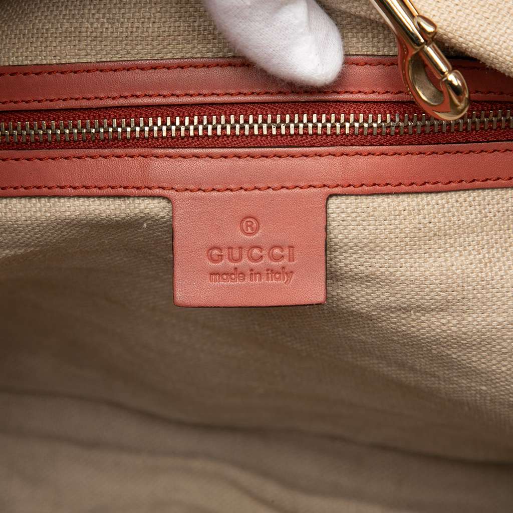 Gucci Medium Canvas Craft Tote Beige Canvas Fair condition - Box View